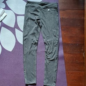 Girls 10/12 Energy Zone Grey Athletic Leggings
